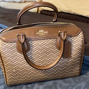 Coach purse and coin pouch